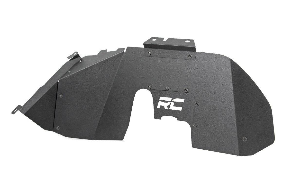 Jeep Wrangler JL Front Inner Fenders - Rough Country - 3-piece construction with RC logo - '21-'24